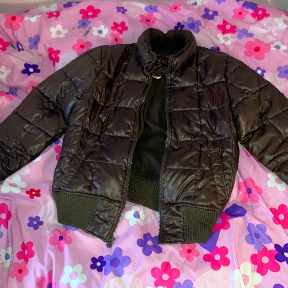 brown winter coat